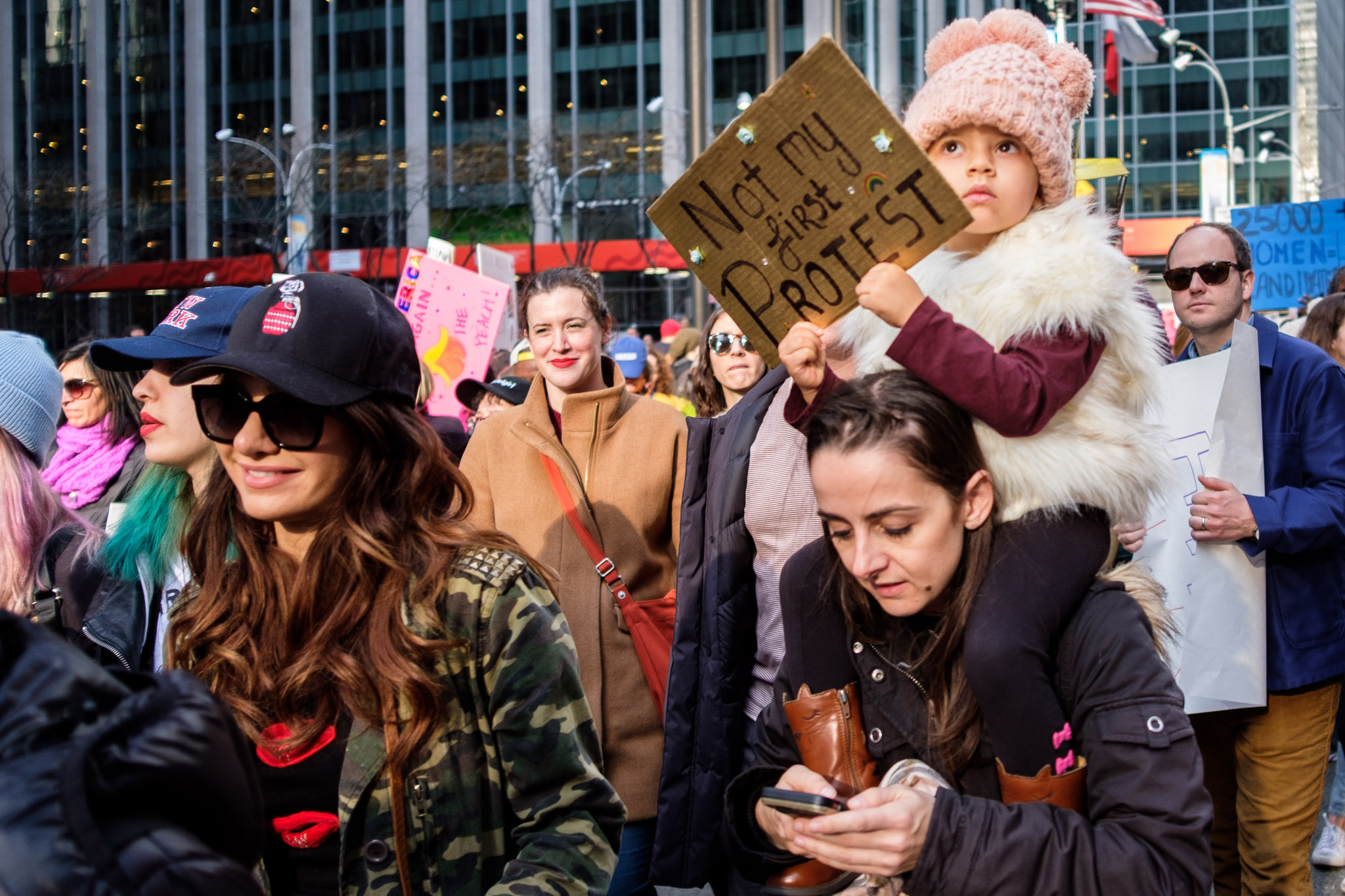 Scenes from the 2018 Women's March in NYC