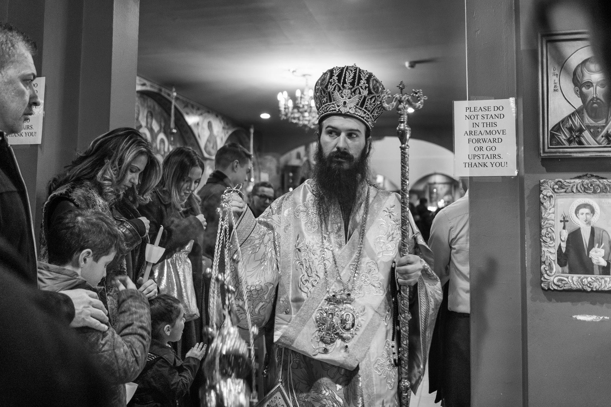 Astoria, NY, Orthodox Easter candlelight procession