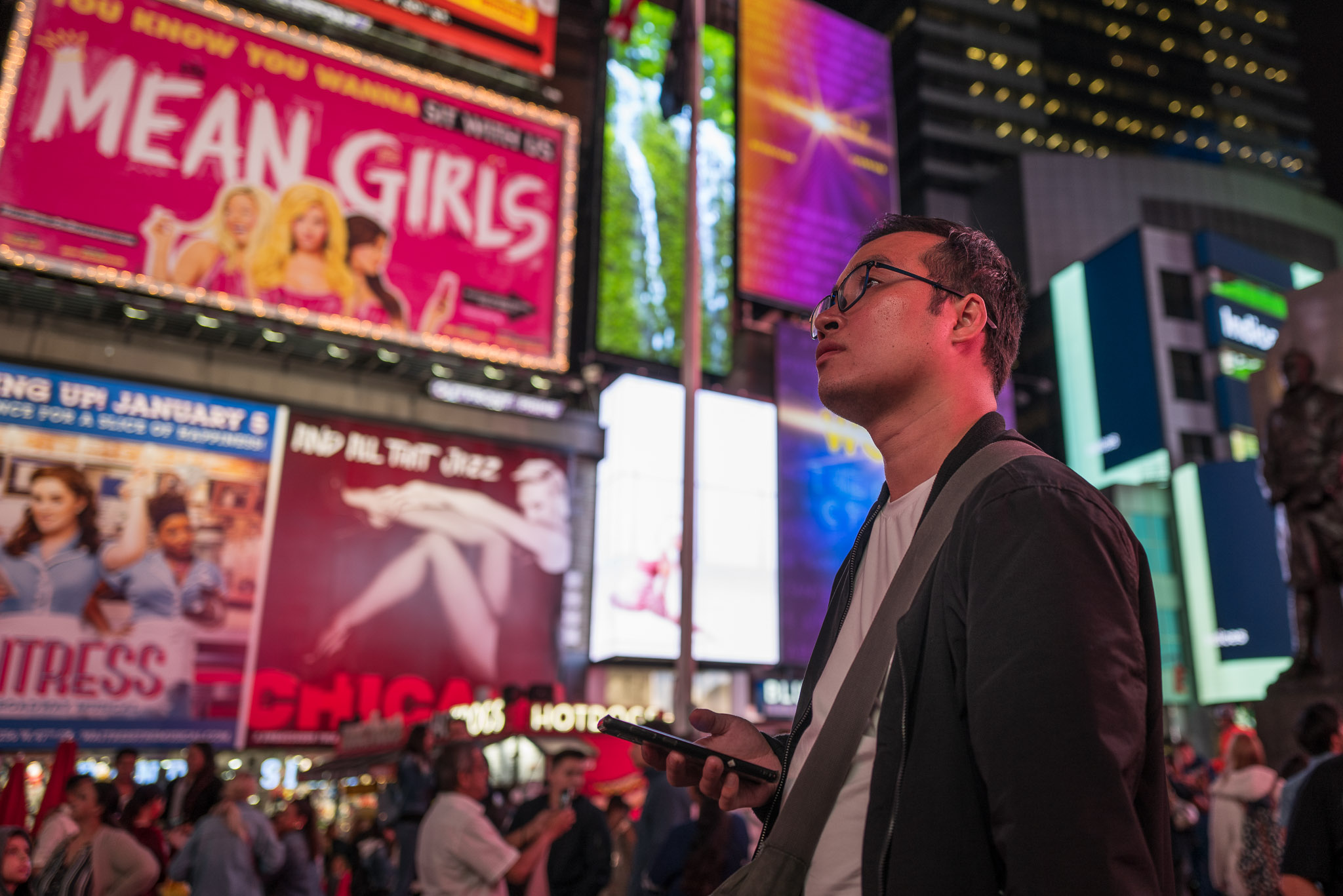 Times Square, night