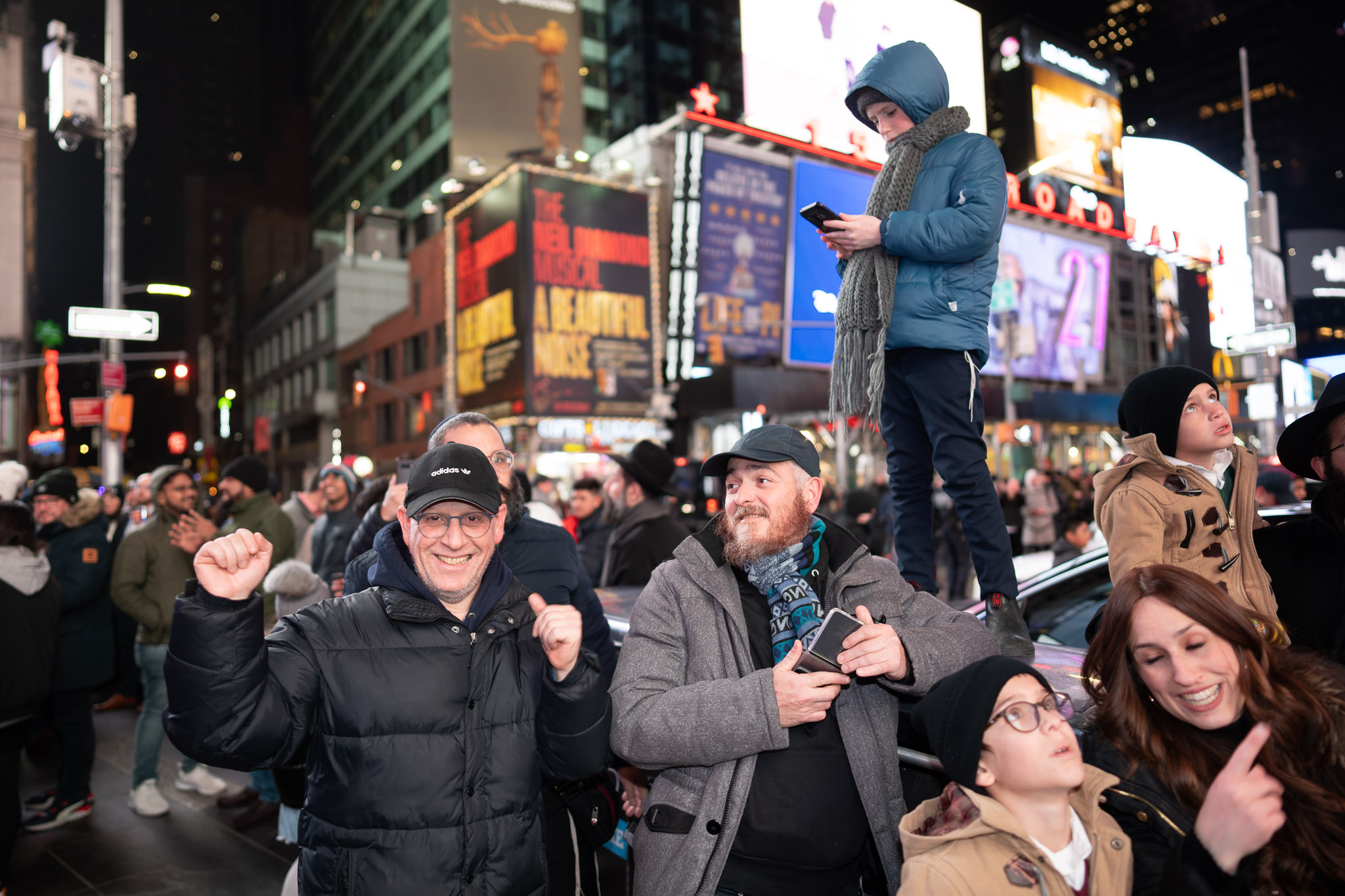 Saturday Night, Times Square part 2: Shabbaton