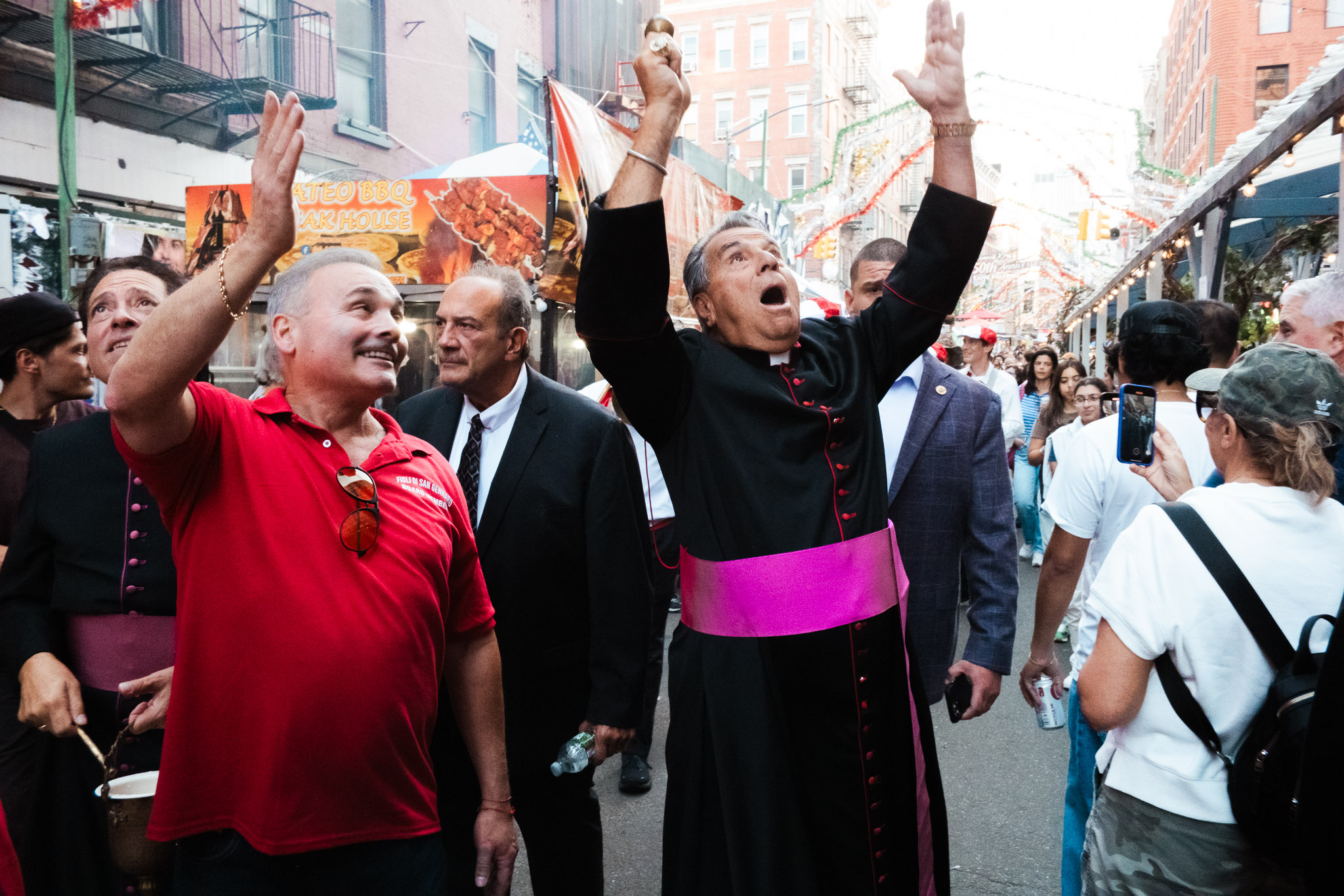 San Gennaro 2024. Blessing of the Stands.